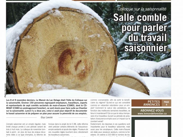 Le Monde forestier 2012